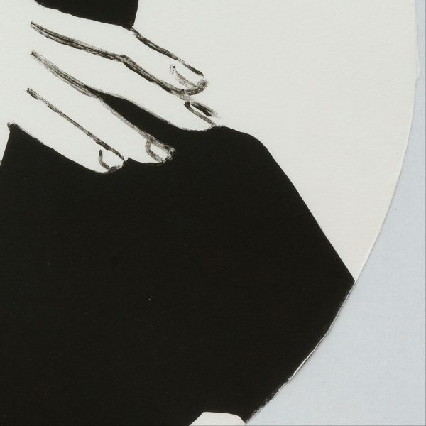Katz A_rundes portrait_detail2 Untitled (from Self-Portrait in a Convex Mirror), 1984
