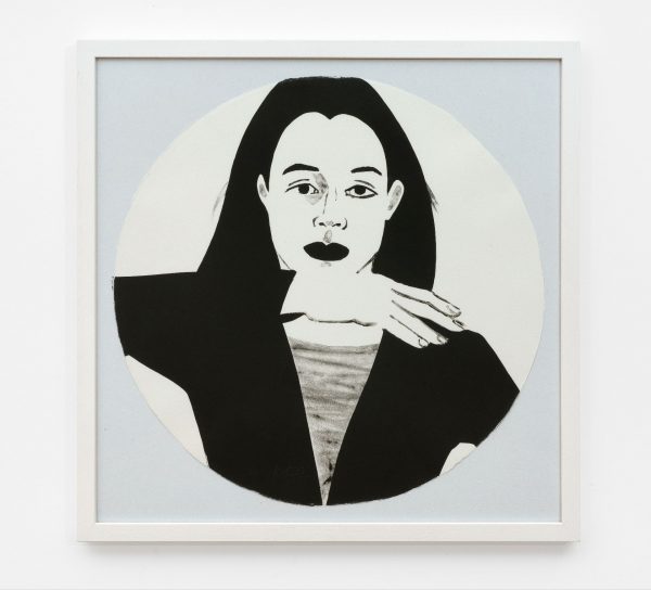 Katz A_rundes portrait_vorschau_quadrat_framed Untitled (from Self-Portrait in a Convex Mirror), 1984