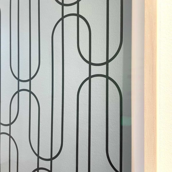 2020-06 Jan van der Ploeg, Work on paper 2020-06, Untitled (THE NEW NORMAL), 2020, 57 x 48 cm., acrylic on paper(framed)-detail-1 Untitled (Work on Paper No. 20-06), 2020