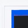 Schwarzes Feld in Blauer Fläche - Violet, Blau, Schwarz, 1991