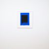 Schwarzes Feld in Blauer Fläche - Violet, Blau, Schwarz, 1991