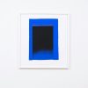 Schwarzes Feld in Blauer Fläche - Violet, Blau, Schwarz, 1991