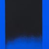 Schwarzes Feld in Blauer Fläche - Violet, Blau, Schwarz, 1991